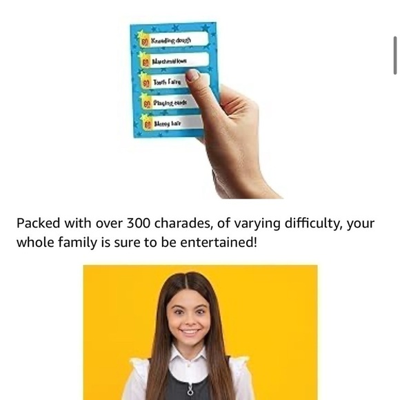 Family Charades Card Game - Outset Media - 300+ Charades Compact Travel Edition - Picture 5 of 6